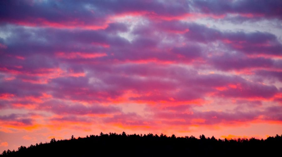 This sunrise was caught at  6:34 am on February 22nd. The picture was taken in  East Ryegate, VT. 