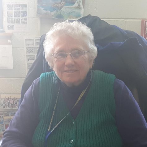 Mrs. Nancy Perkins is a regular presence at BMU . She serves as a score keeper for basketball games and as a substitute teacher. Mrs. Perkins said, I really enjoy being a substitute, and I really enjoy being around the students.