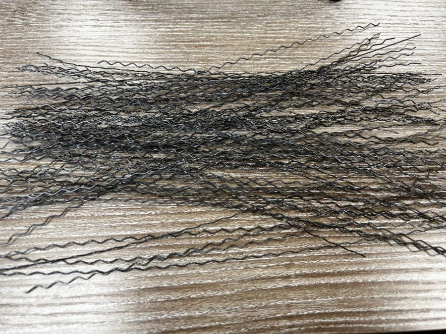BMU students have been finding mysterious pieces of metal wire all around the school and up and down the driveway. This photo documents 83 pieces of metal wire. If anyone knows where this metal came from, please contact BNN.