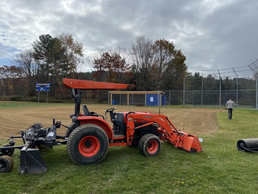 After completing his amazing work on the baseball field, Mike Josselyn is giving the softball field a makeover. 