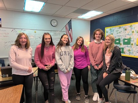 BMU students show their support for Paul Choquette and his family by wearing the color pink on November 9th, 2022. 