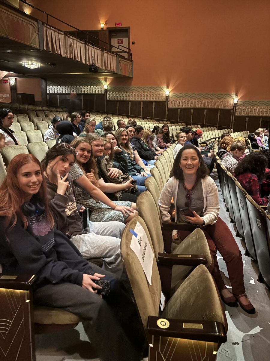 Carmenza Montague’s Spanish and advisory students at Ballet Hispanico at the Flynn Center for the Performing Arts, in Burlington on October 1, 2024.
