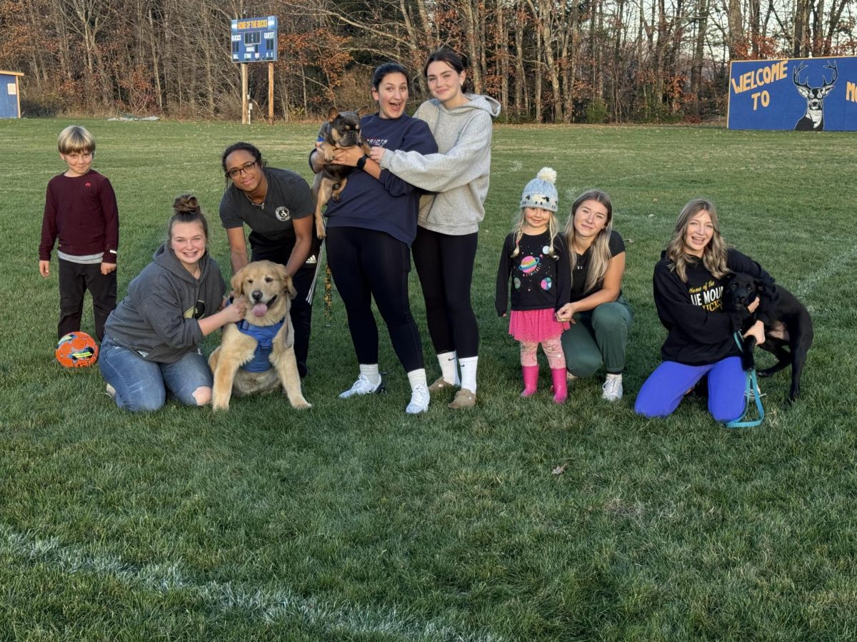 BMU girl's varsity soccer practice includes dogs on November 5th, 2024. The last practice of the year is considered a fun practice.