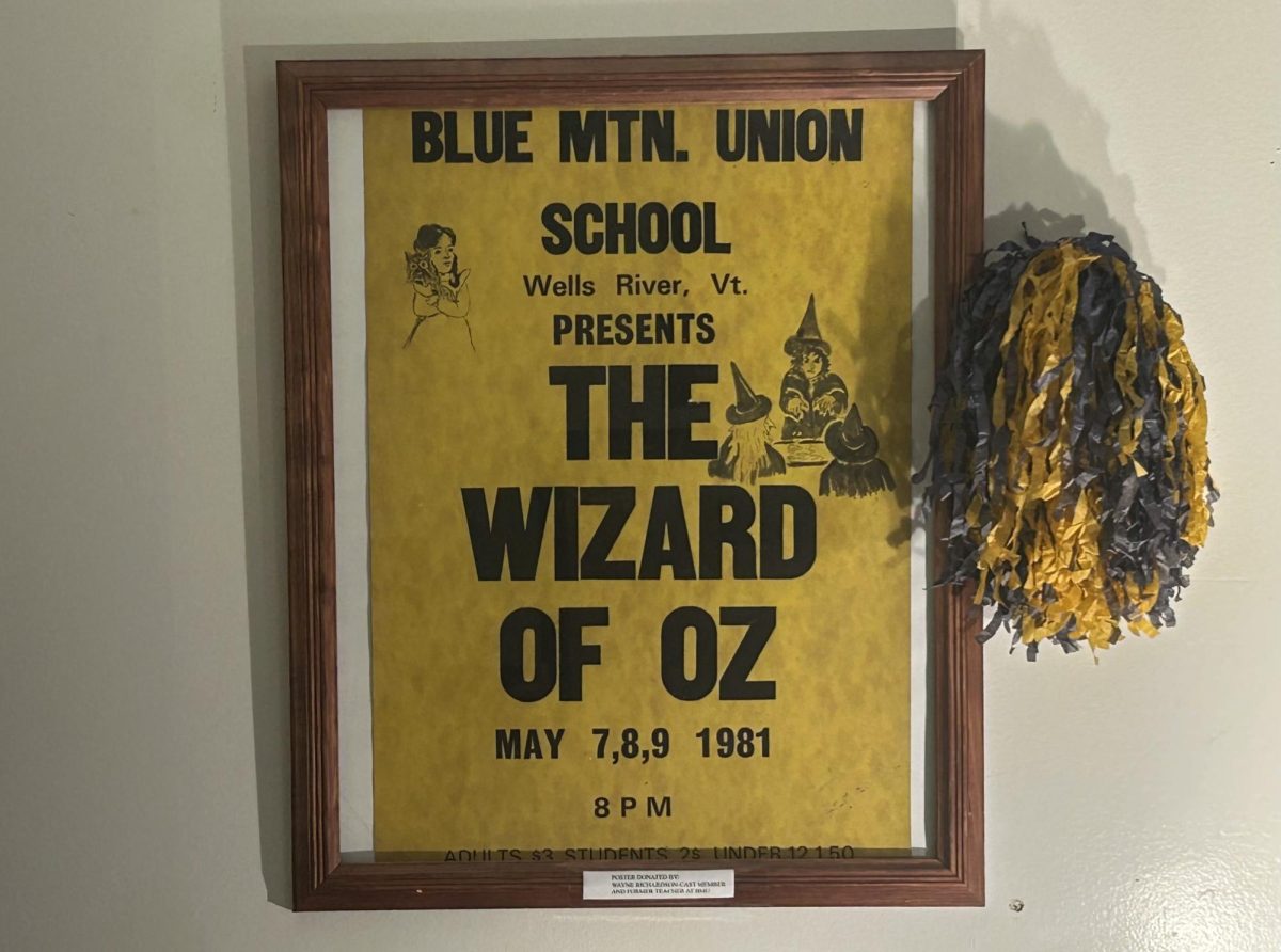 1981 playbill from BMU for the Wizard Of Oz to be performed on May 7-9. 8 P M / Adults $3 Students 2$ Under 12 1.50.