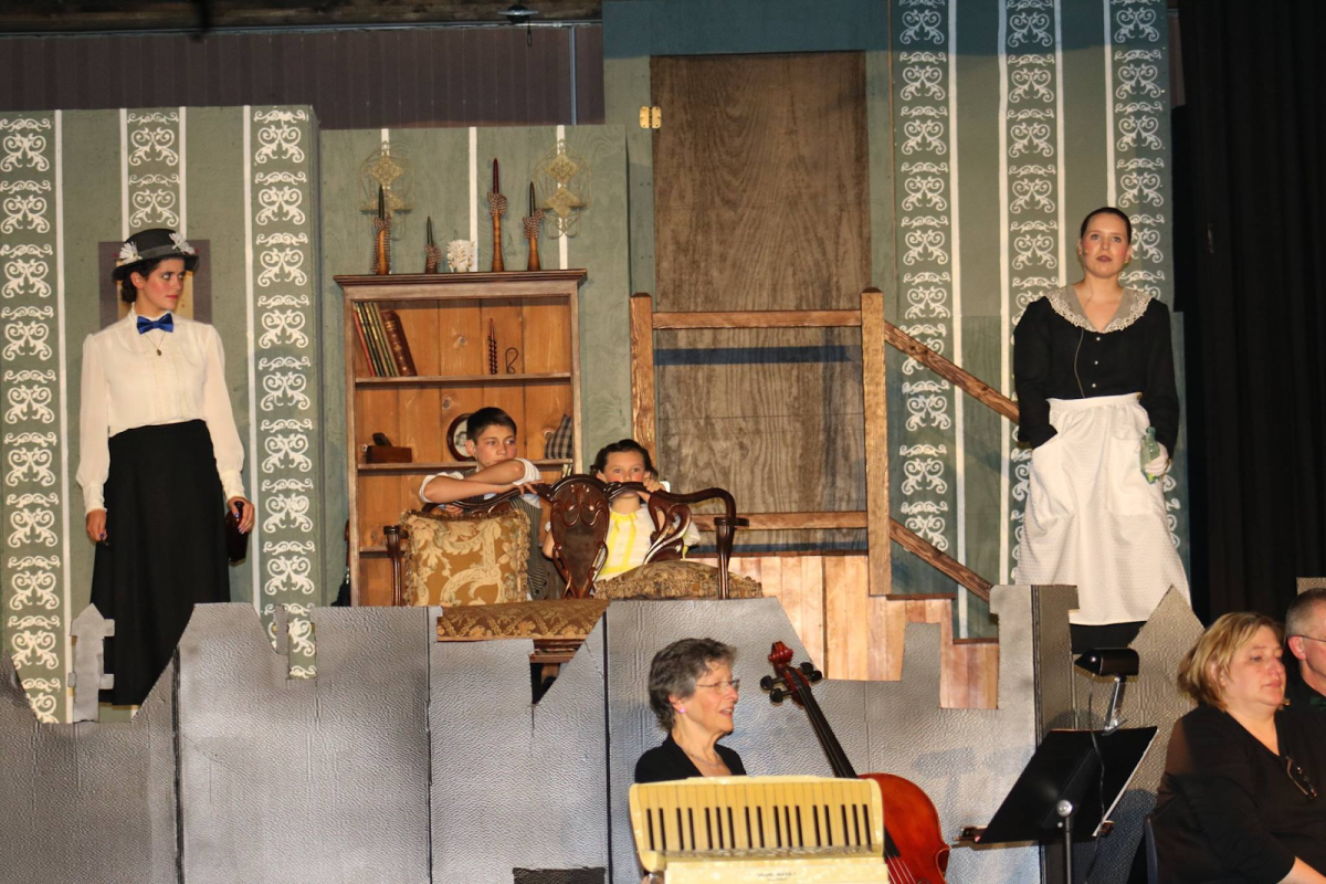 A scene from BMU's Mary Poppins production held on May 20-23, 2016. 