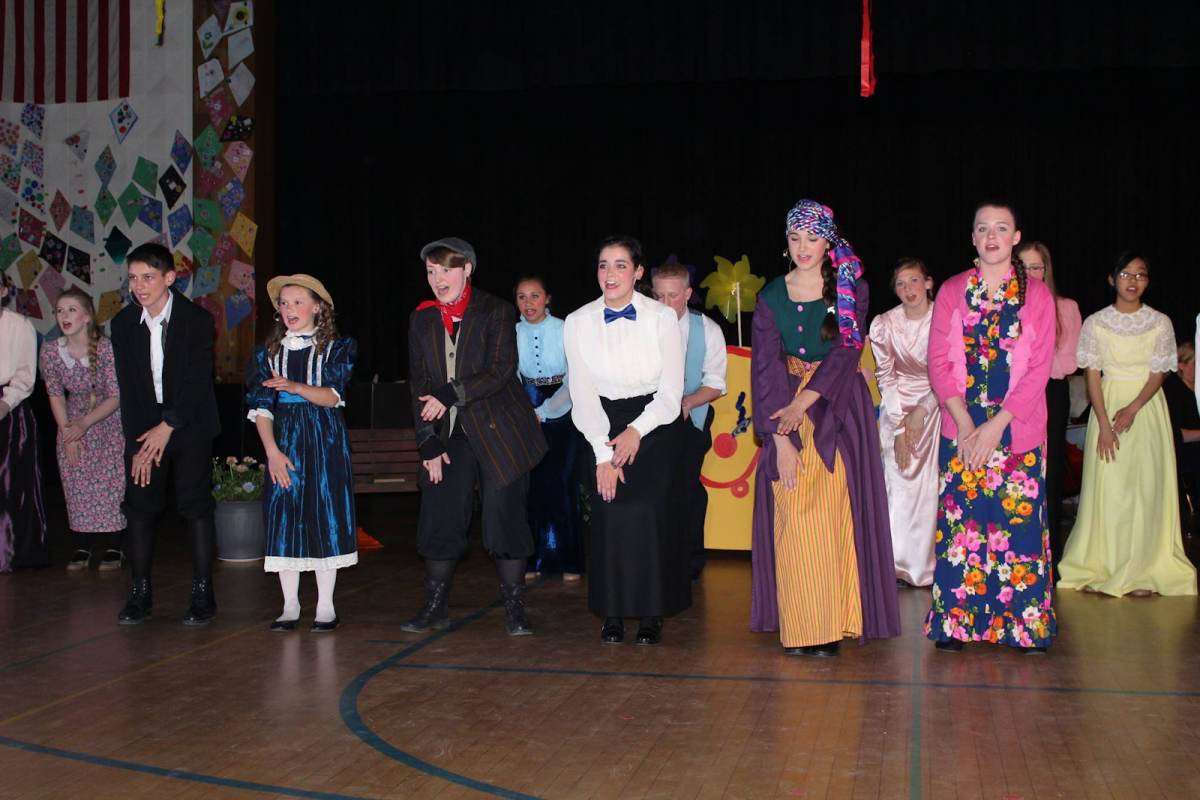 A scene from BMU's Mary Poppins production held on May 20-23, 2016. 